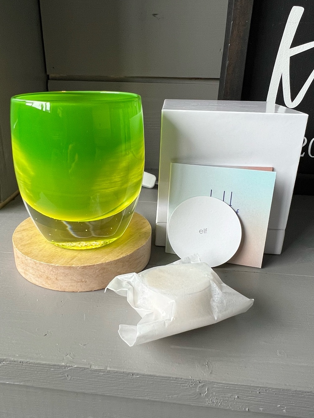 Glassybaby votive holder “Elf”